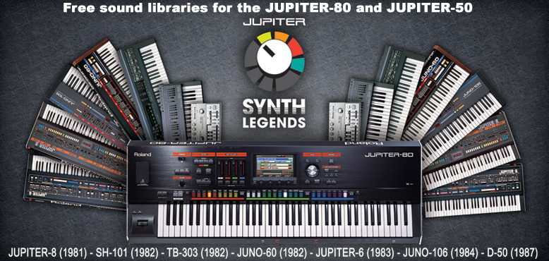 Free sounds for your Jupiter!